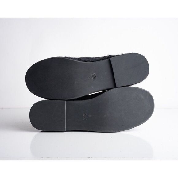 Zara Womens Leather Zip Ankle Boots Fur Skin Black US 9 EU 40 New 1102/410 - Picture 10 of 10